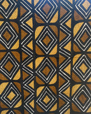 African Bogolan Mud Cloth - Brown - Afrilege
