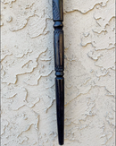 Elephant Head Ebony Wood Carved Walking Stick / Cane