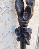 Bamenda Ebony Wood Carved Walking Stick / Cane