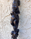 Bamenda Ebony Wood Carved Walking Stick / Cane