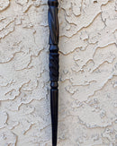 Lion head Ebony Wood Carved Walking Stick / Cane