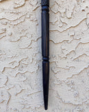 Lion head Ebony Wood Carved Walking Stick / Cane
