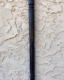Lion head Ebony Wood Carved Walking Stick / Cane