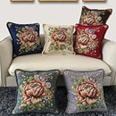 European Palace Peony Floral Jacquard Pillow Case - Afrilege