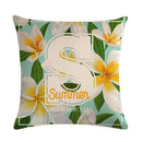 Floral Spring Summer Decorative Throw Pillow Covers - Afrilege