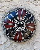 Handcrafted African Round Songye Wooden Shield