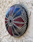 Handcrafted African Round Songye Wooden Shield