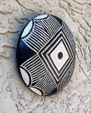 Handcrafted African Round Songye Wooden Shield