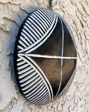 Handcrafted African Round Songye Wooden Shield