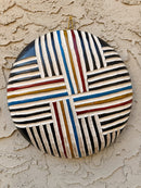 Handcrafted Bamileke Wooden Shield – Wall Decor