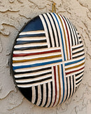 Handcrafted Bamileke Wooden Shield – Wall Decor