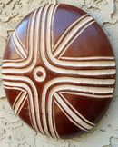 Handcrafted Bamileke Wooden Shield – Wall Decor