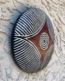 Handcrafted African Round Songye Wooden Shield