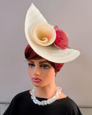 Women's 3-Color Flowers Wide Brim Fascinator