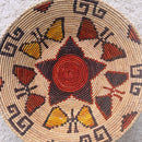 14" Hand Woven Butterfly Baskets bowl for wall decor