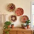 14" Hand Woven Butterfly Baskets bowl for wall decor