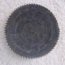 12" Handwoven Flat Baskets for wall decor