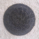 12" Handwoven Flat Baskets for wall decor