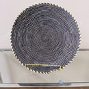12" Handwoven Flat Baskets for wall decor