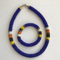 Maasai Beaded Rope Necklace / Necklace & Bangle Set