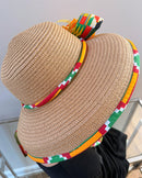 Neela Hepburn Straw Bell Shaped Wide Brim Sun Hat