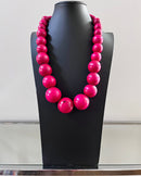 Colorful wooden beads necklace - Afrilege
