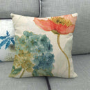 Watercolor Floral Throw Pillow Covers - Afrilege