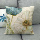 Watercolor Floral Throw Pillow Covers - Afrilege