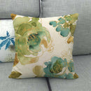 Watercolor Floral Throw Pillow Covers - Afrilege