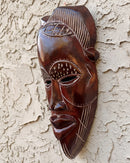 Handcrafted Tikar Wooden African Mask