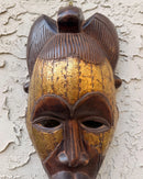 Hand-Carved Tikar Wooden Mask with Bronze Finish – Cameroon