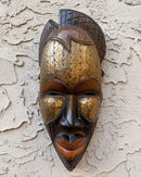 Hand-Carved Tikar Wooden Mask with Bronze Finish – Cameroon