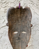 Hand-Carved Tikar Wooden Mask with Bronze Finish – Cameroon
