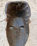 Hand-Carved Tikar Wooden Mask with Bronze Finish – Cameroon