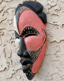 Hand-Carved Colorful Tikar African Wooden Mask