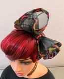 Toghu African Print Mesh Fascinator Headband