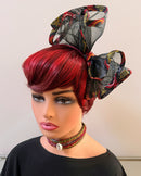 Toghu African Print Mesh Fascinator Headband
