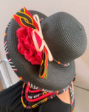 Toghu Hepburn Straw Bell Shaped Wide Brim Sun Hat
