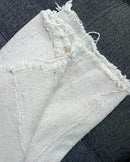 Authentic African Handmade Bogolan Mud Cloth - White / Beige - Afrilege