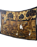 African Handmade Mudcloth Painting Tapestry - Afrilege