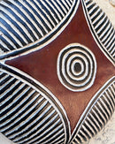 Handcrafted African Round Songye Wooden Shield