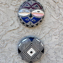 Bateke Beti Tribe African Round Mask - Afrilege