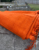 Authentic African Handmade Bogolan Mud Cloth - Orange - Afrilege