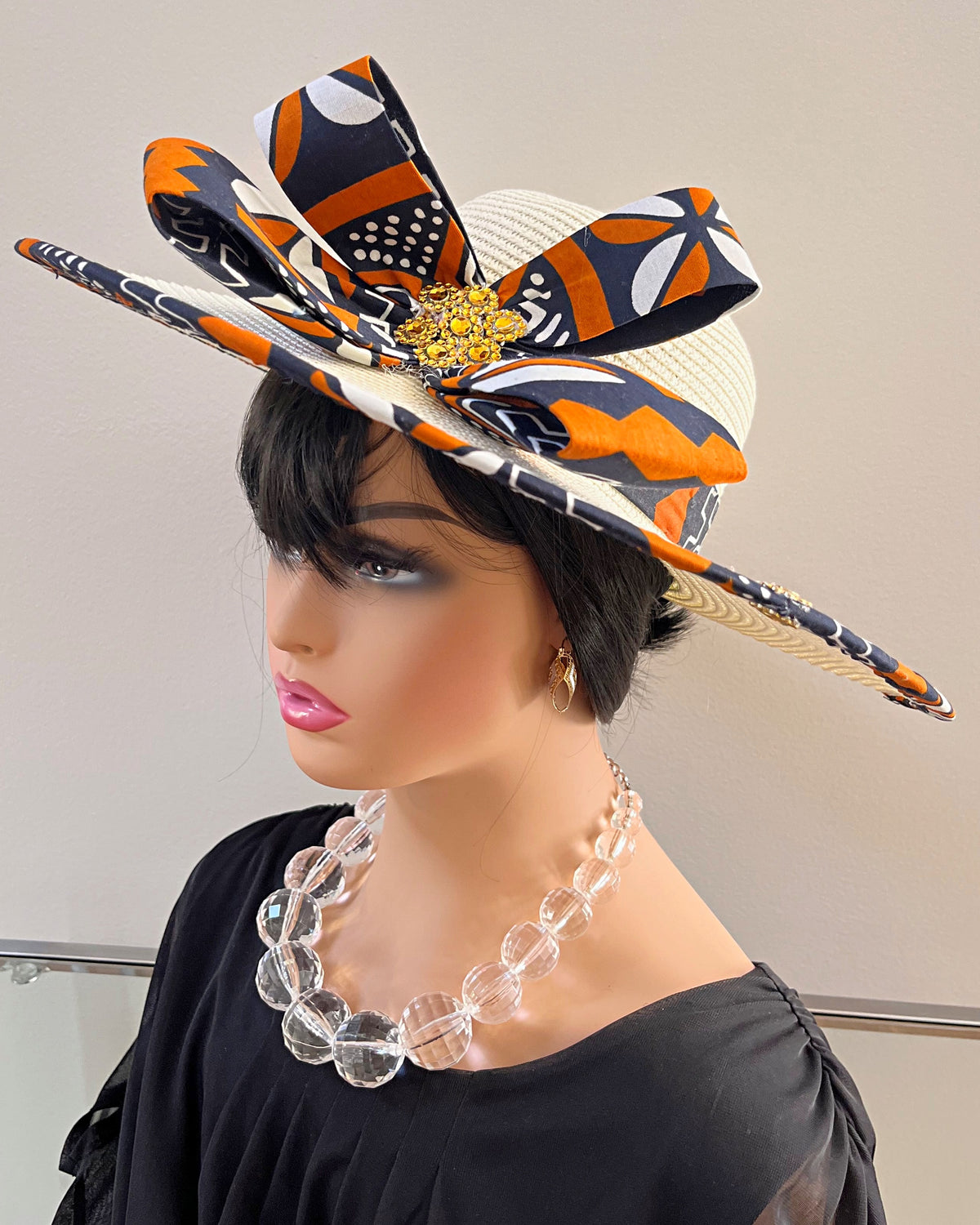 ZUCCa ギャザーデザインカットソー archive julius系 ann系 african_print_sun_church_hat_s
