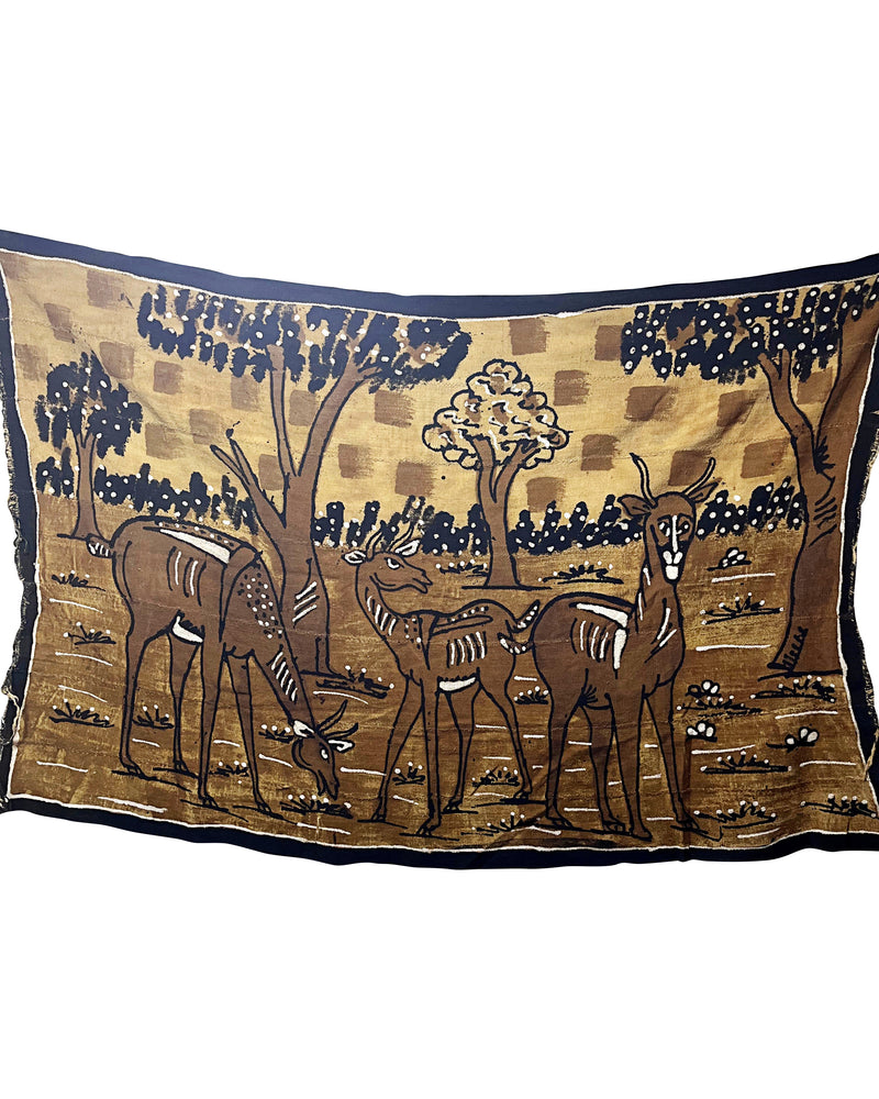 African Handmade Mudcloth Painting Tapestry