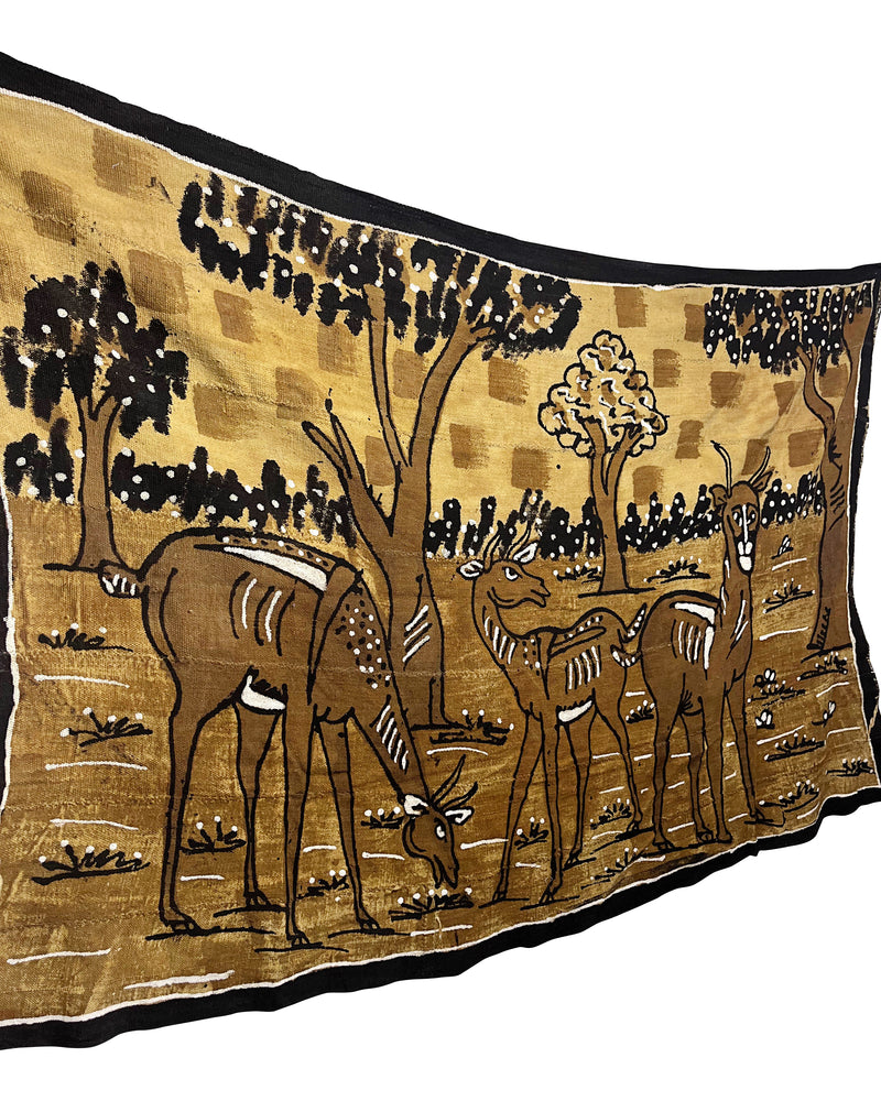 African Handmade Mudcloth Painting Tapestry