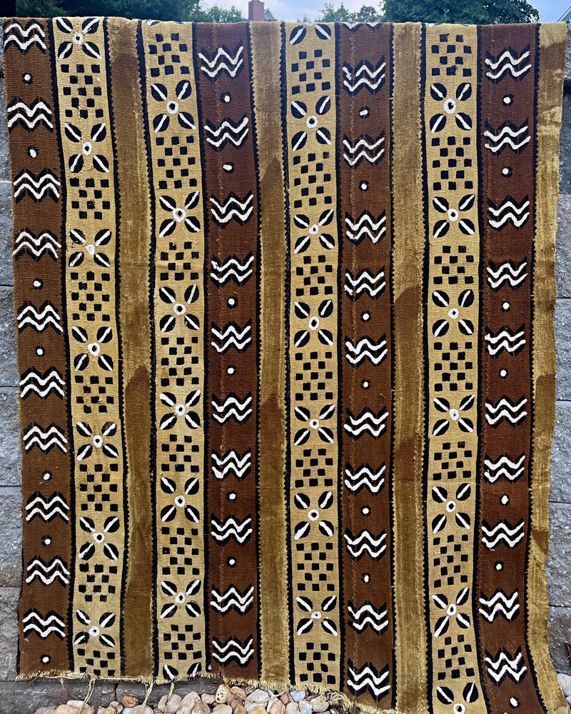 African Bogolan Mudcloth Handmade Fabric