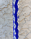 Bamileke Hand Beaded African Carved Walking Stick / Cane - Afrilege