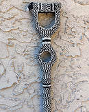 Bamileke Hand Beaded African Carved Walking Stick / Cane - Afrilege