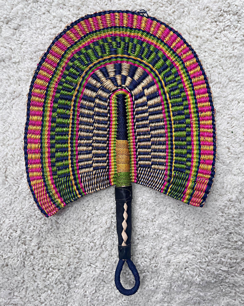 Burkina Faso Woven Hand Fan - Afrilege